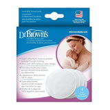 DR BROWN'S WASHABLE BREAST PADS 4 PACK