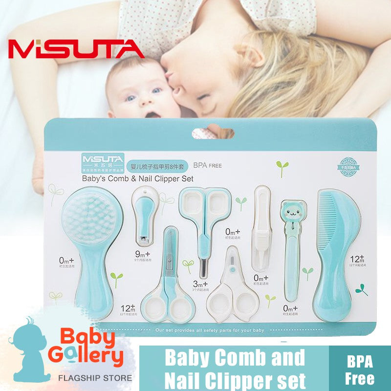 Misuta Baby Comb and Nail Clipper Set