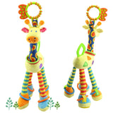 Happy Monkey  baby plush animal toy - Giraffe