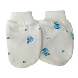 Casila Baby Mittens 4 Pair 100% Natural Cotton Premium Quality