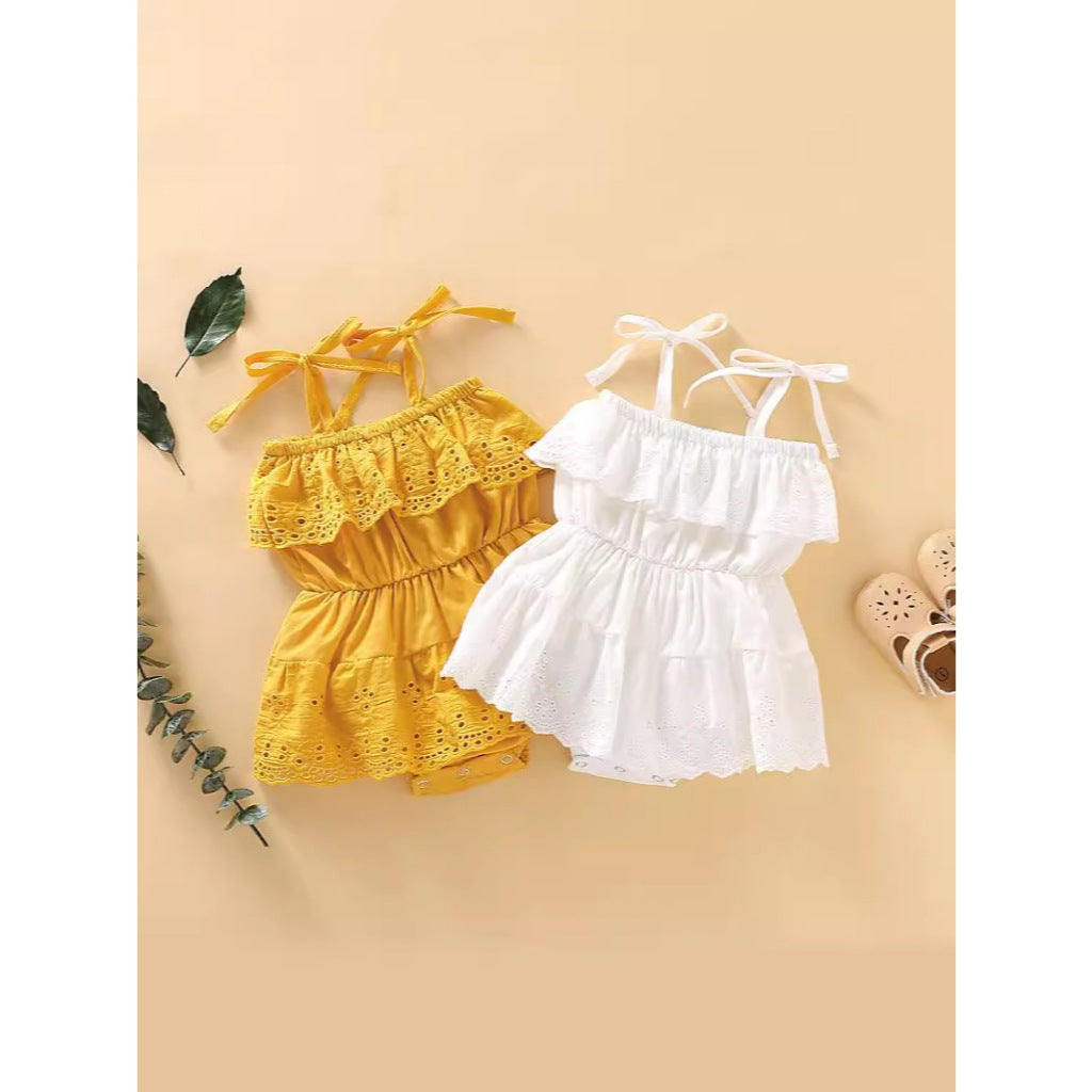 Nemobaby Baby Girl Romper Dress Camisole Romper Newborn Baby