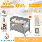 Joie Kubbie Sleep Bedside Travel Cot