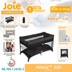 Joie Allura™ 120 Travel Cot / Baby Playpen / Cot
