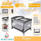 Joie Commuter Change Travel Cot-Logan