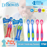 Dr. Brown’s™ Infant Feeding Spoon - Blue / Pink , 2-Pack