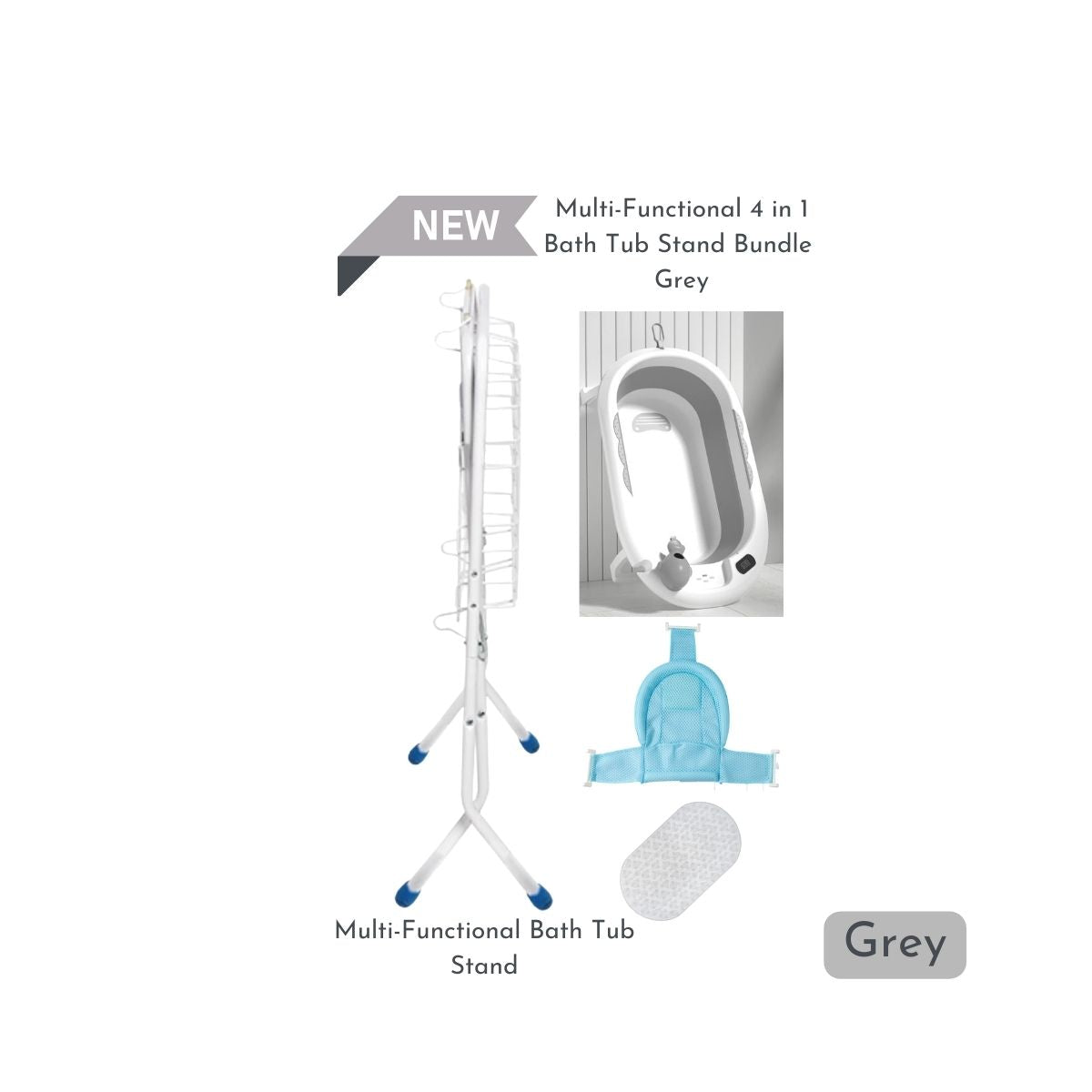 NEMOBABY Whale Bath tub w/Stand (Model A)
