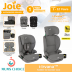 Joie I-Irvana Isofix Car Seat Booster (15m - 12y) i-Size R129 Certified