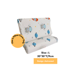 Nemobaby Breathable Kids Toddler Children Natural Latex Pillow Size 44*27*6cm / 50*30*6/9cm