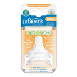 Dr. Brown’s™ Options+™ Wide-Neck Baby Bottle Nipple