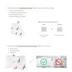 Koala Living 100% Pure Combed Cotton Children Pillow With replacement Cover