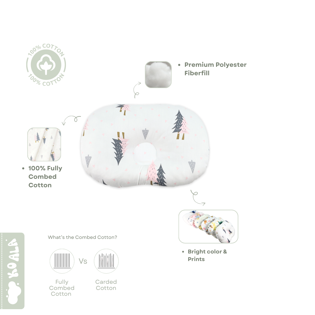 Koala Living 100% Pure Cotton Dimple Pillow