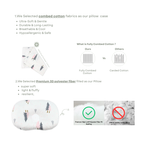 Koala Living 100% Pure Cotton Dimple Pillow