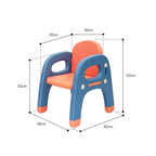Prego Baby Dino Kids Learning Table Chair For Study Meal Time