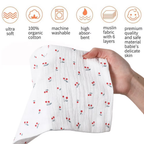 Nemobaby Baby Face Bamboo Washcloths Towel 1pcs per pack