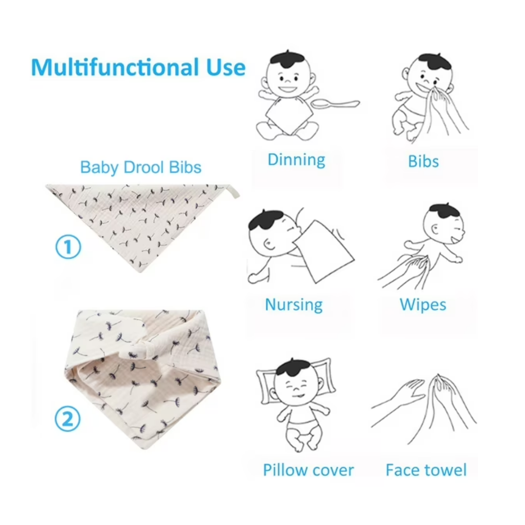 Nemobaby Baby Face Bamboo Washcloths Towel 1pcs per pack