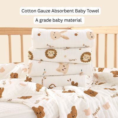 Mums Choice Baby Cotton Gauze Absorbent Baby Towel