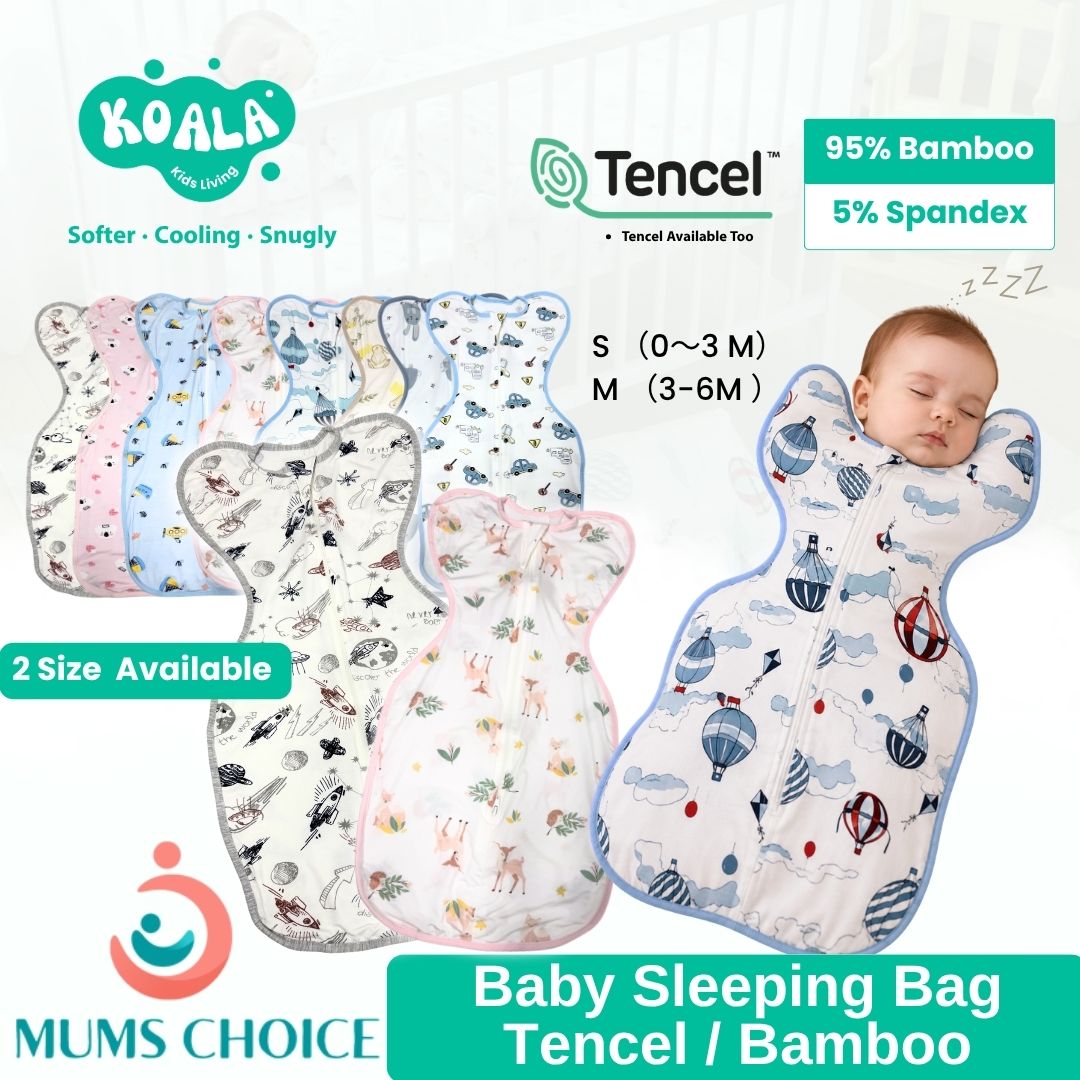 Koala Living Bamboo Baby Swaddle / Baby Sleeping Bag
