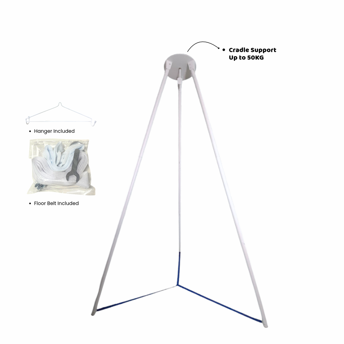 Mums Choice x Ayoto Premium Strong Tripod Baby Travel Cradle