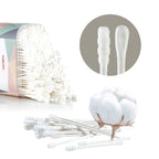 MISUTA 2 in 1 tips Baby Cotton Swabs Organic Cotton Bud(400pcs / Contains =800 Tips )