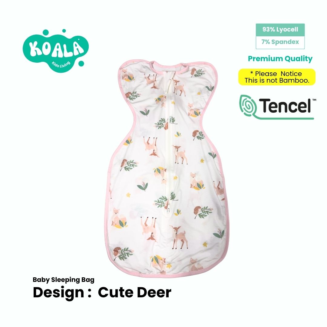 Koala Living Bamboo Baby Swaddle / Baby Sleeping Bag