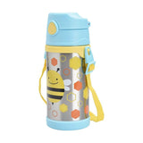 Skip Hop Zoo Insulated Stainless Steel Bottle 3Y+ (with extra Straw  x 1 )