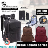 Princeton Bag Urban Reborn Series Mummy Bag Backbag MAROON / BLACK / Mocha Brown