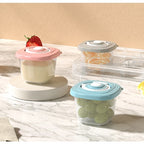 Misuta baby food container 6 in 1 with date mark 120ML