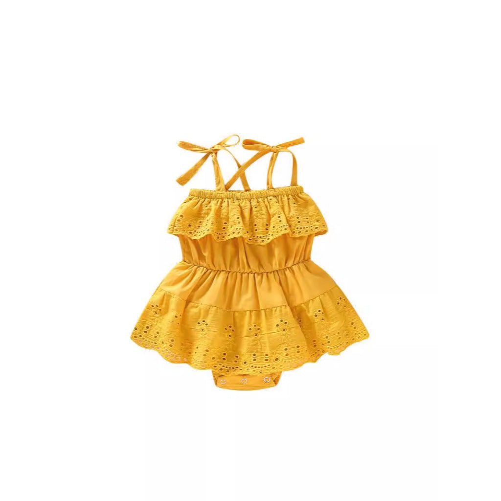 Nemobaby Baby Girl Romper Dress Camisole Romper Newborn Baby