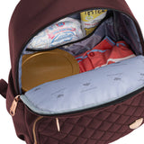 Princeton Milano Junior Series Baby Diaper Bag - Waterproof Navy Blue / Black / Maroon