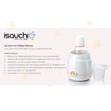 Isauchi 2 in 1 Baby Bottle Warmer - (3 Temperature Setting)
