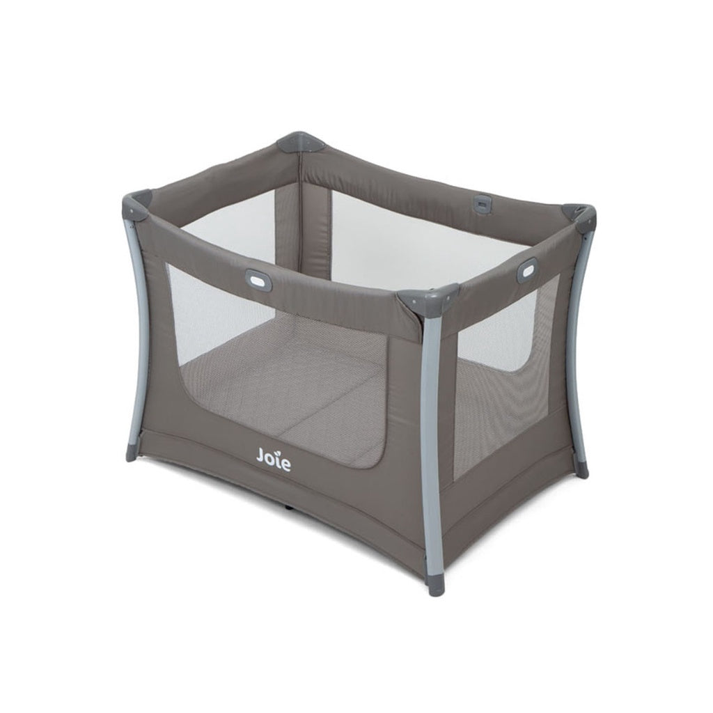 Joie Illusion Travel Cot  Baby Playpen-Nickel
