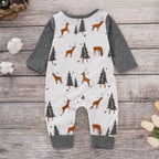 Nemobaby Baby Long Sleeve Deer Romper Set With Hat #Baby clothes