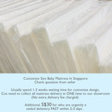 Mums Choice customize size baby mattress ( Anti Dust Mite High Density Foam Mattress With Holes)