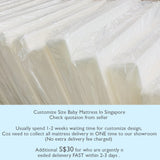 Mums Choice customize size baby mattress ( Anti Dust Mite High Density Foam Mattress With Holes)