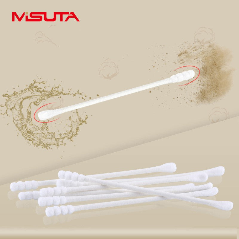 MISUTA 2 in 1 tips Baby Cotton Swabs Organic Cotton Bud(400pcs / Contains =800 Tips )