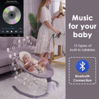 Mums Choice Smart Electric Baby Auto Swing Leaf Bouncer With Music, Toys & Mosquito Net