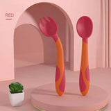 MISUTA Bendable / Curve-able Baby Spoon and Fork Set