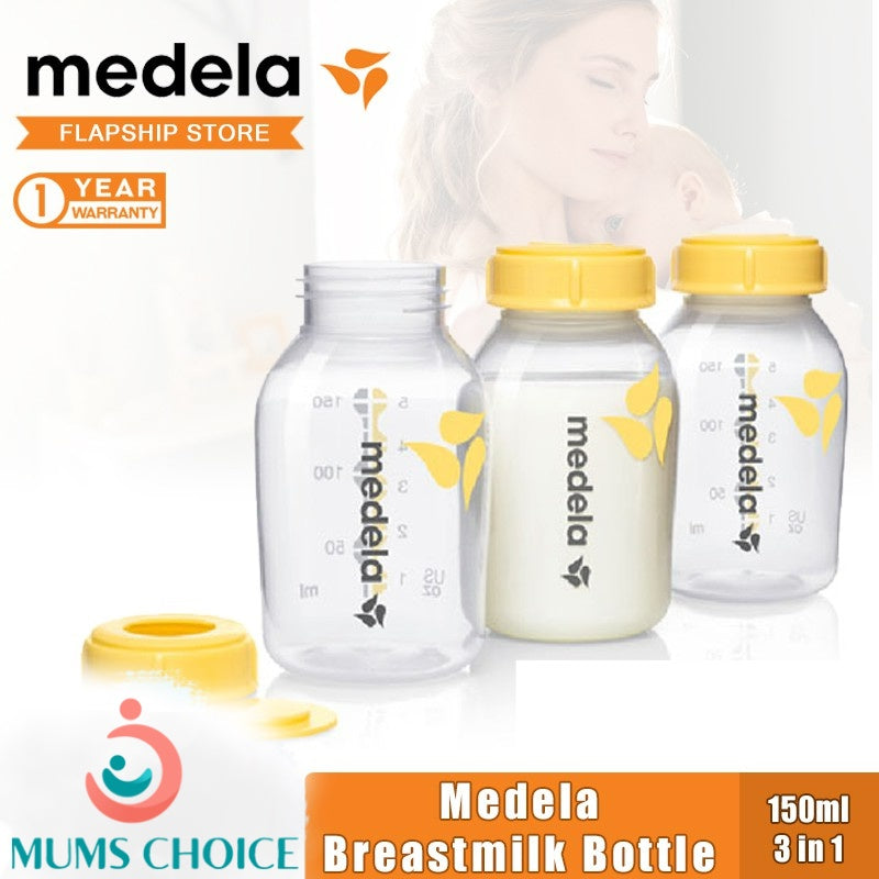 Medela Breastmilk Bottle 150ml (3 in 1)