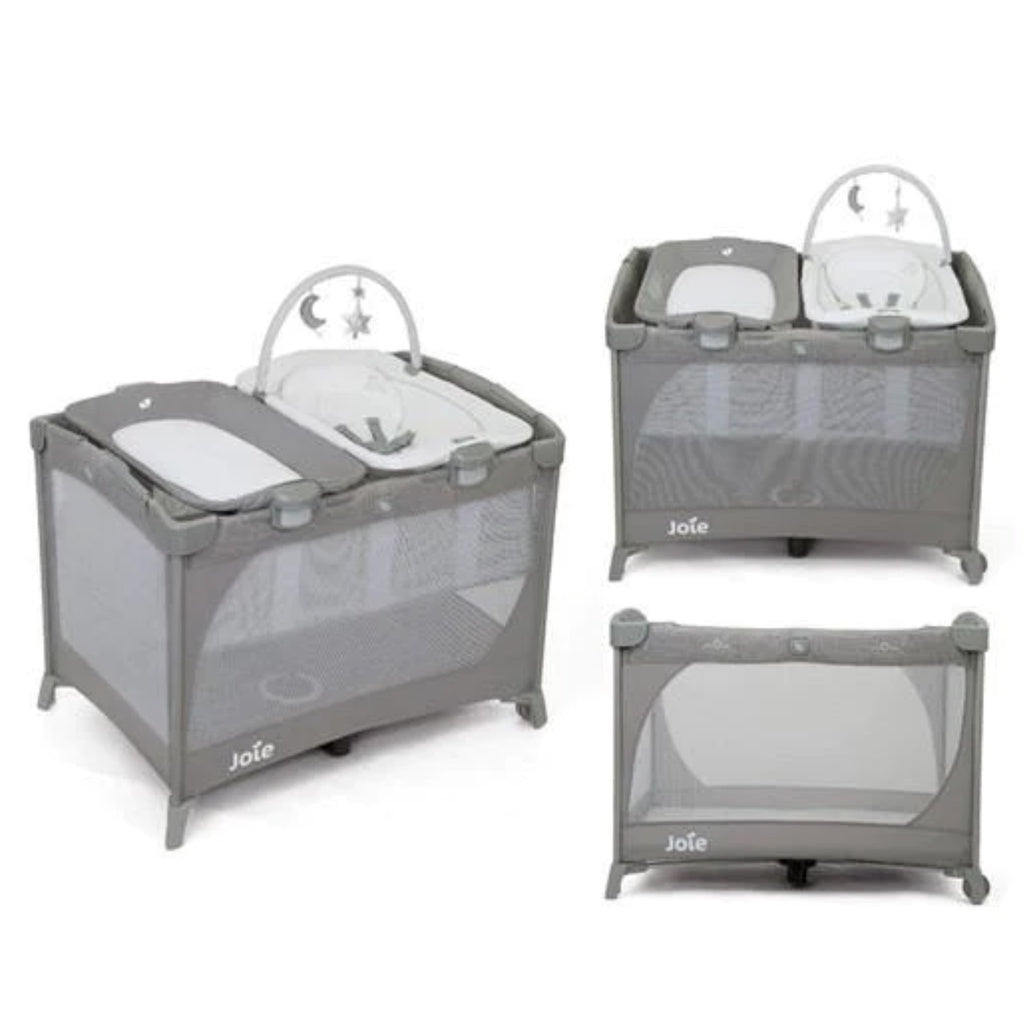 Joie Commuter Change and Bounce Travel Cot -Starry Night