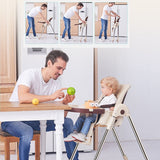 NemoBaby 5 Point Adjustable Hight Chair with Tray and Wheels