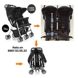 Combi Spazio Duo Twins Baby Stroller (Black)