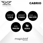 Hamilton Cabrio Child Safety Car Seat ( MagicFold car seat )