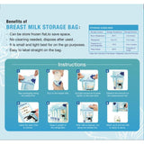 PRINCETON BREASTMILK STORAGE BAGS 7OZ (25 BAGS) BPA FREE