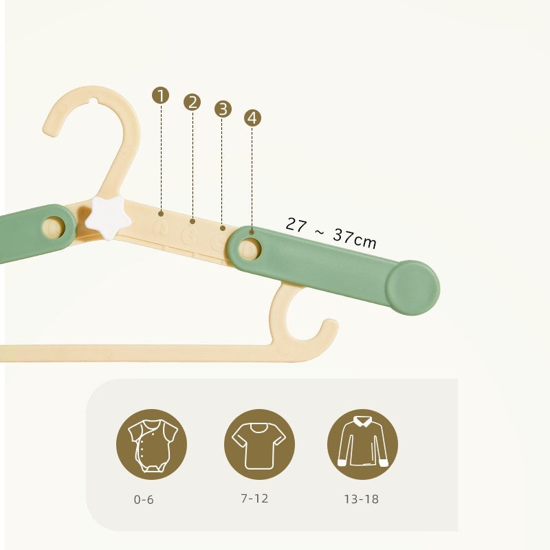 Nemobaby Premium Quality Expandable and Stackable Baby Cloth Hanger