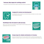 Philips Avent Ultra Soft Soother 6-18 M ( Twin Pack ) - Mix deco