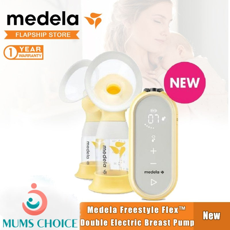 Medela Freestyle Flex™ Double Electric Breast Pump - Includes Tote Bag, Cooler Bag, Bottles & more