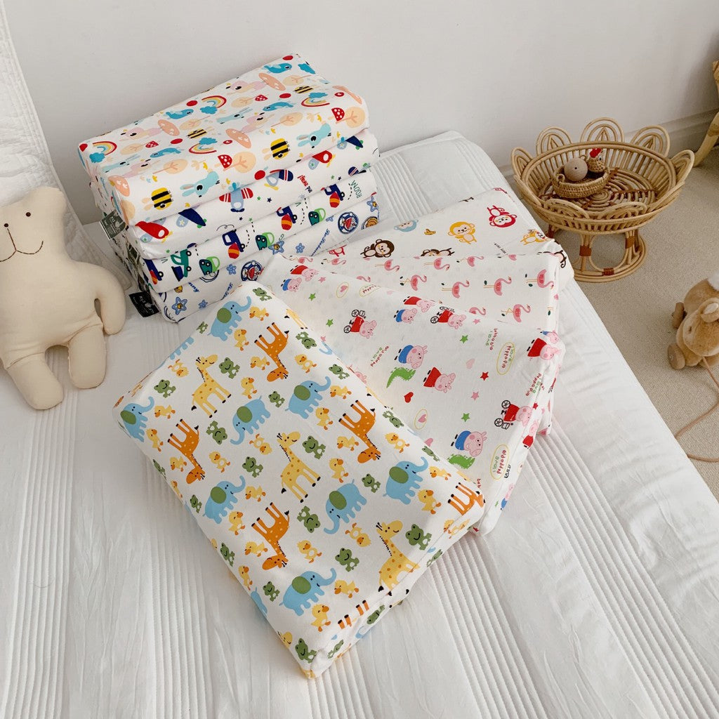 Nemobaby Breathable Kids Toddler Children Natural Latex Pillow Size 44*27*6cm / 50*30*6/9cm