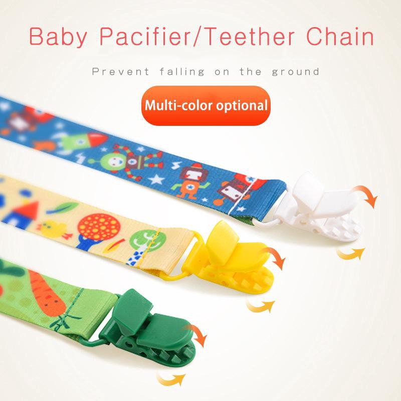 Zootime 3PCS Baby Universal Pacifier Chain /Teeher Clip Adjustable [Baby Gallery]