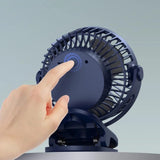 【Ready Stock 】Nemobaby 10000mAh Built-in battery USB Clip Stroller Fan /Desk top Fan with 4 Speed