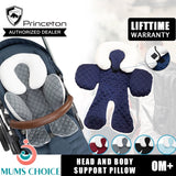 Princeton Baby Head and Body Support Pillow For Stroller and Car Seat